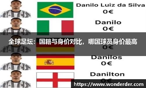 全球足坛：国籍与身价对比，哪国球员身价最高